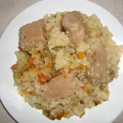 Свинина с рисом и морковью