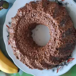 Пирог с бананами и молоком