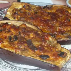 Фаршированный баклажан-пицца