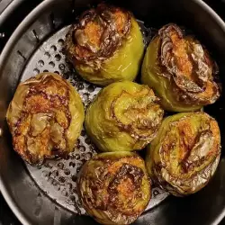 Фаршированные перцы с рисом в аэрофритюрнице