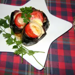 Баклажаны, фаршированные мясным фаршем
