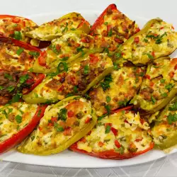 Фаршированные перцы Лодочки
