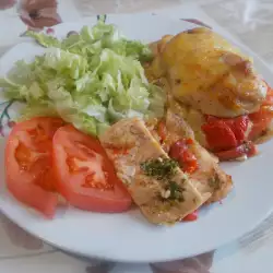 Фаршированное куриное филе