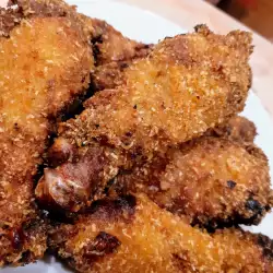 Маринованные парти куриные ножки в панировке