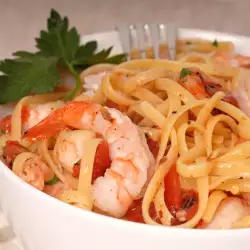Спагетти с бульоном