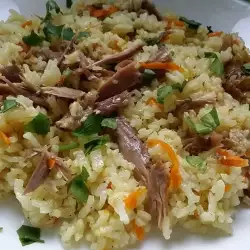 Утка с рисом