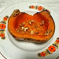 Любимая печеная тыква без сахара
