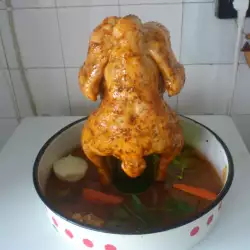 Курица в духовке с горчицей