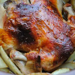 Курица в духовке с розмарином
