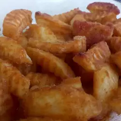 Хрустящая жгучая картошка в духовке