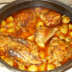 Курица в духовке со сливочным маслом