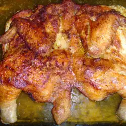 Курица со сметаной и чесноком