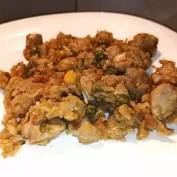 Рис с курицей и овощами