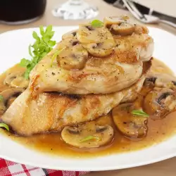 Блюдо из курицы с грибами