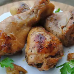 Куриные ножки с соевым соусом и чесноком