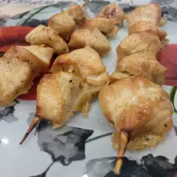 Нежный куриный шашлык с молоком в духовке