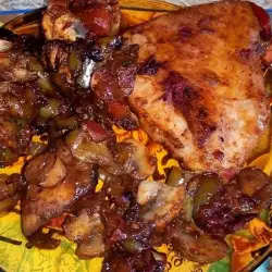 Куриные отбивные с овощами в медленноварке
