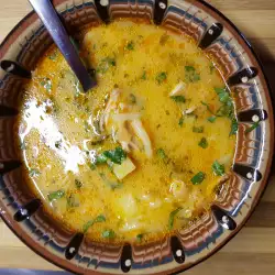 Куриный суп с вермишелью и картофелем