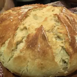 Хлеб жнецов с содой и дрожжами