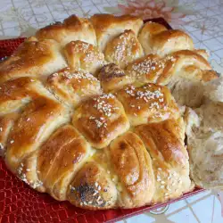 Хлеб погача на дрожжах на праздник