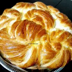 Праздничный домашний хлеб Улитка