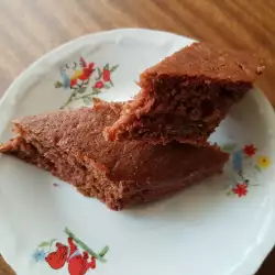 Постный пирог с какао порошком