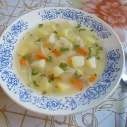 Постный суп без заправки