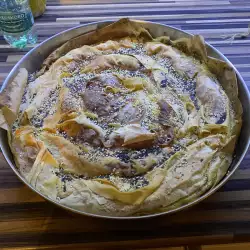Постная весенняя баница