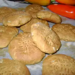 Небольшие лепешки с ржаной мукой и семечками