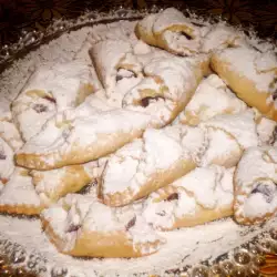 Белое печенье с мукой