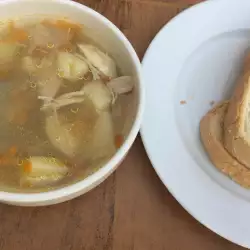 Суп из индейки с репчатым луком