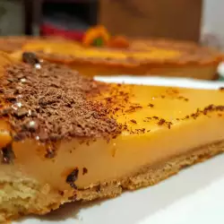 Французский десерт с шоколадом