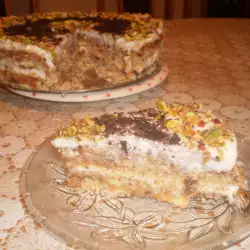 Торт из печенья с корицей
