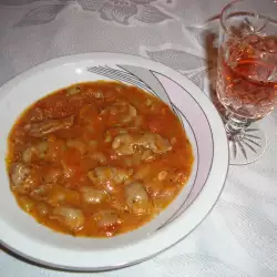 Весенняя яхния с желудочками