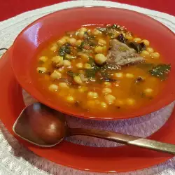 Рагу из свинины и нута
