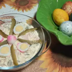 Салат из яиц с лимонами