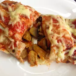 Великолепное куриное мясо в блинах