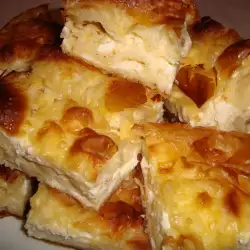 Вкусная баница с брынзой