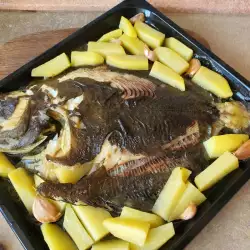 Маринованная камбала в духовке