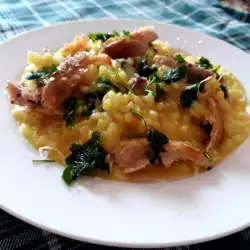Ризотто Миланезе с курицей