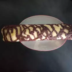 Банановый рулет с шоколадом