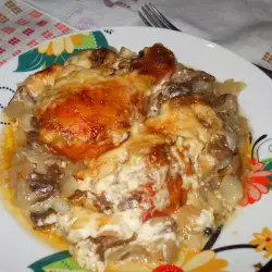 Блюда с грибами и рисом