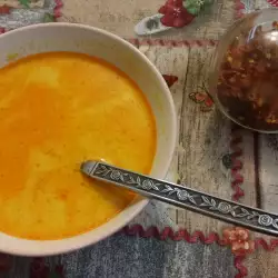 Суп с вешенками