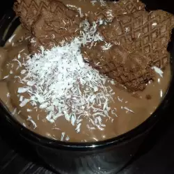Простой шоколадный крем с горьким шоколадом