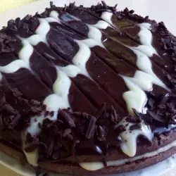 Шоколадный торт с кремом-брюле
