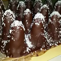 Шоколадные конусы без выпечки