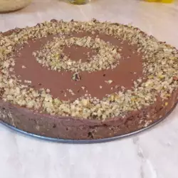 Шоколадный пирог с печеньем