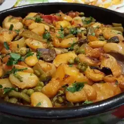 Смилянская фасоль с овощами