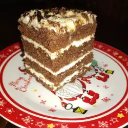 Легкий и вкусный рождественский торт