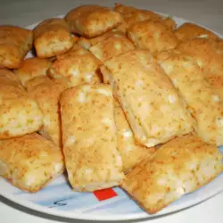 Соленое печенье с брынзой без яиц